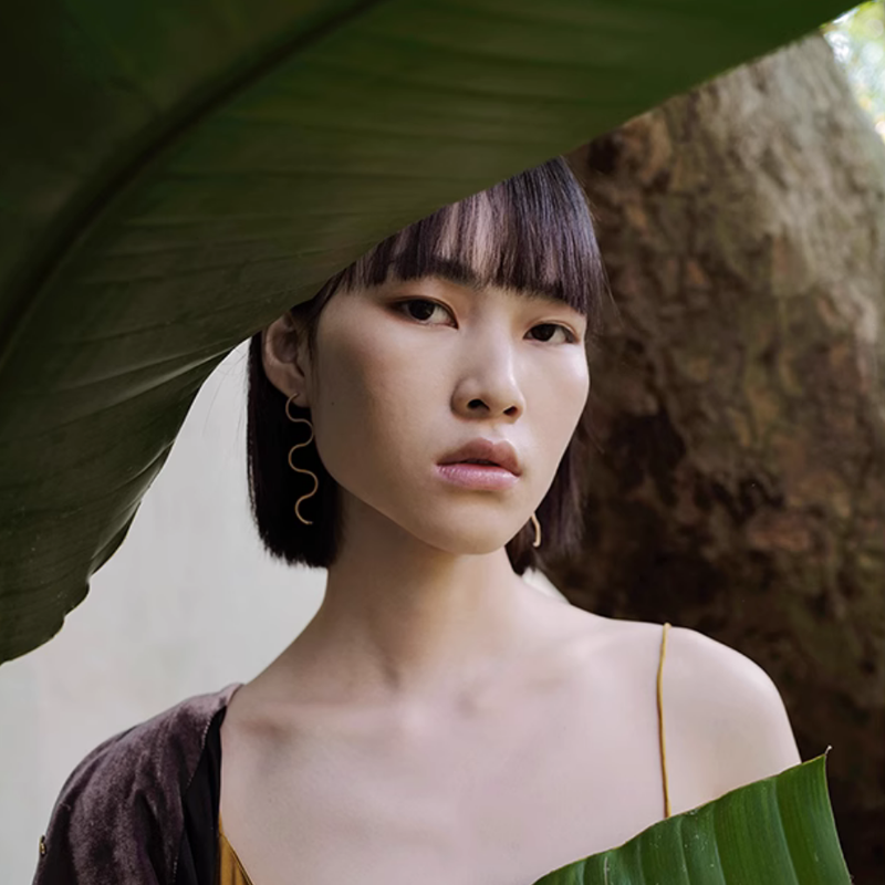 Ceramic Series - S Earrings