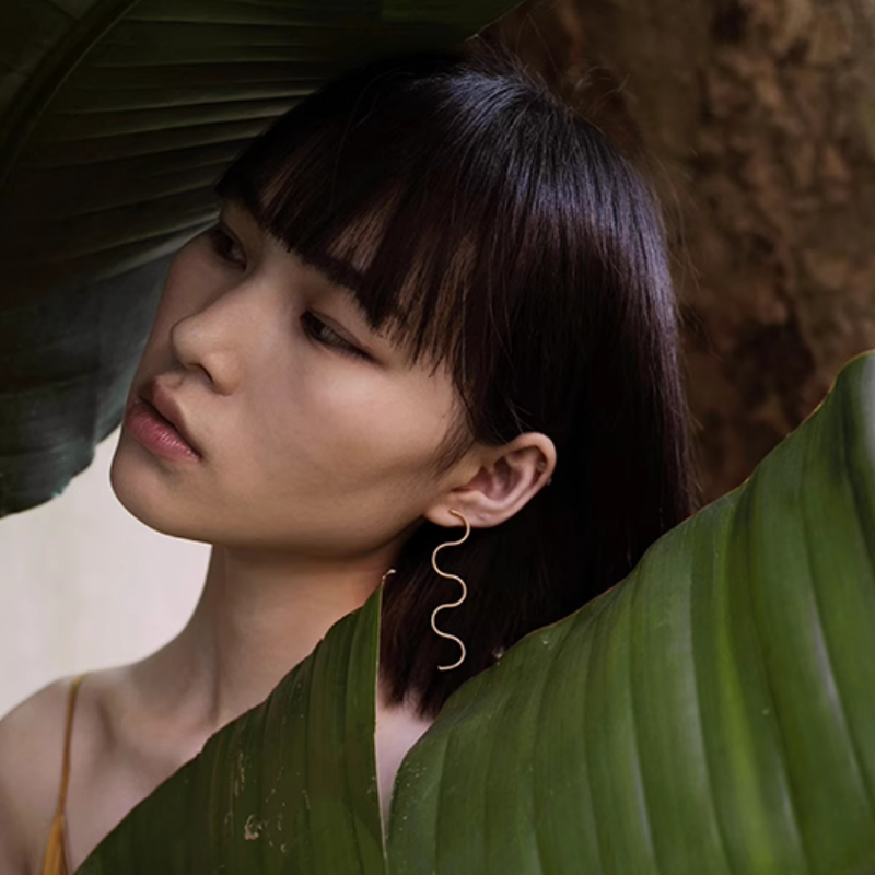 Ceramic Series - S Earrings