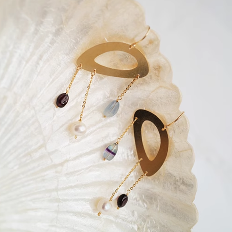 D.Studios - Stone Earrings