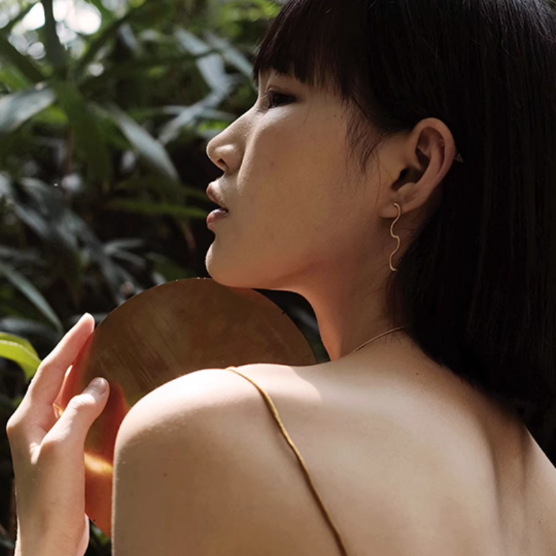 Ceramic Series - S Earrings