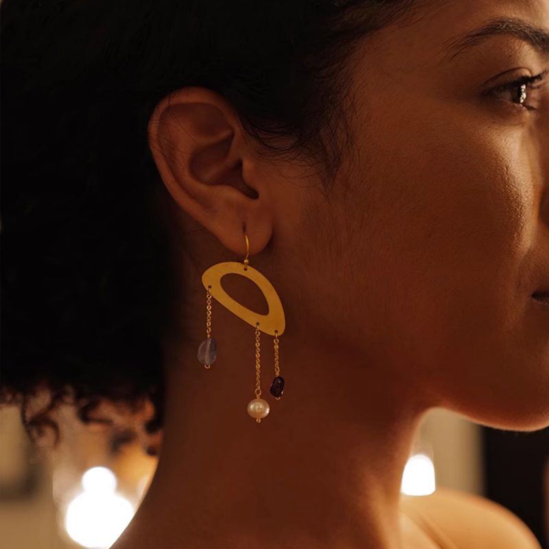 D.Studios - Stone Earrings