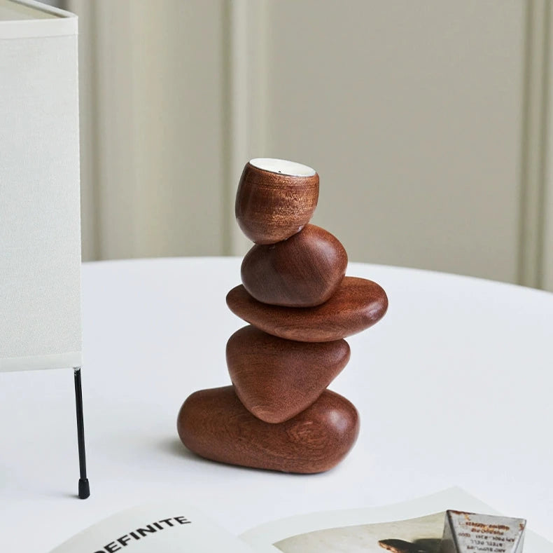 Momo - Pebble Candle Holder