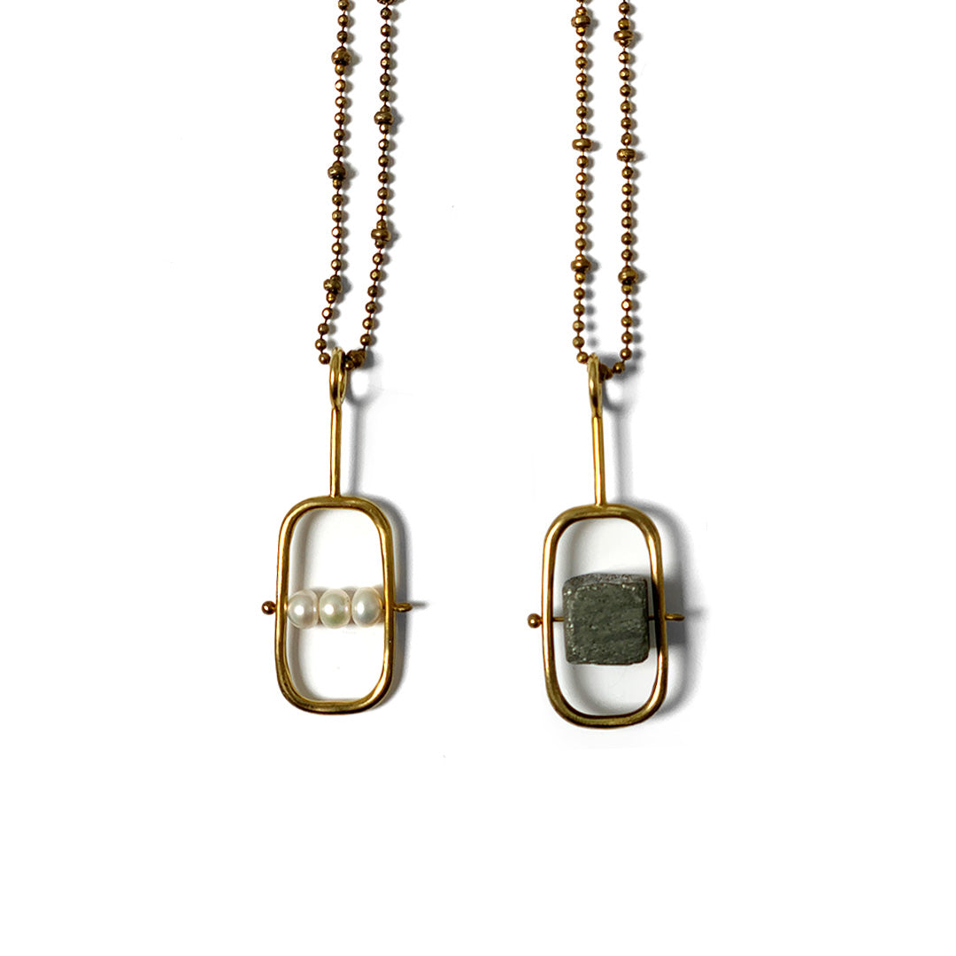 White D - Pendant Necklace (2Versions)