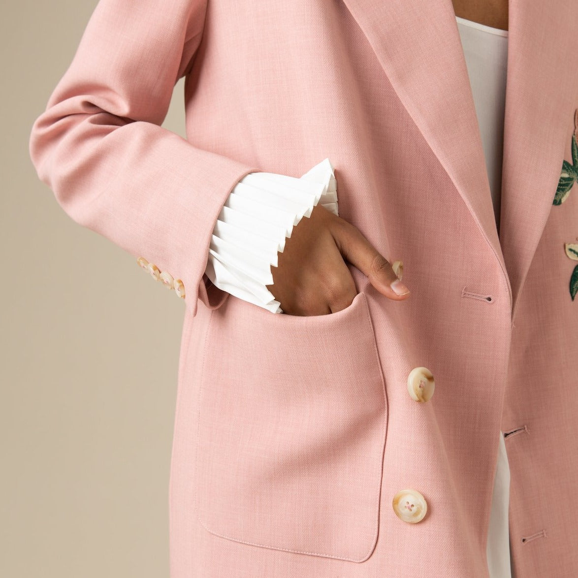 Mono Ruffle Cuffs