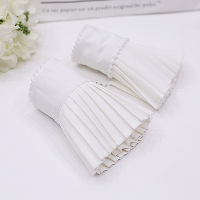 Mono Ruffle Cuffs