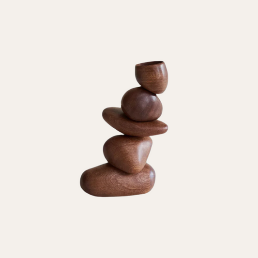 Momo - Pebble Candle Holder